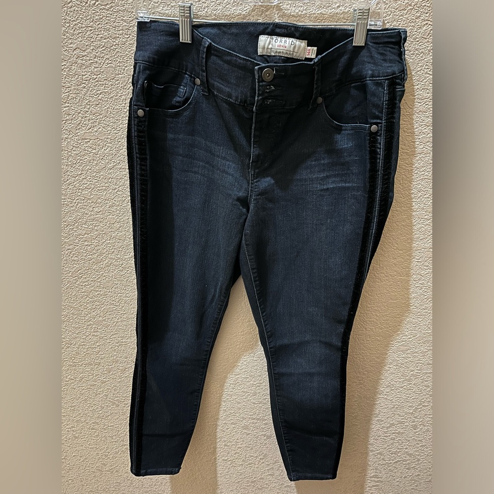 Torrid side stripe jeans - 14 - 90s core - Sporty Spice